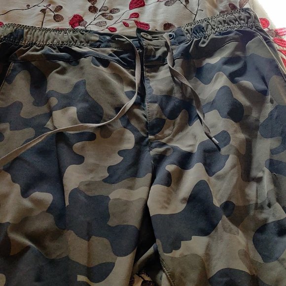 Arecon Pants Mens Arecon Lightweight Camo Pants With Zipper M